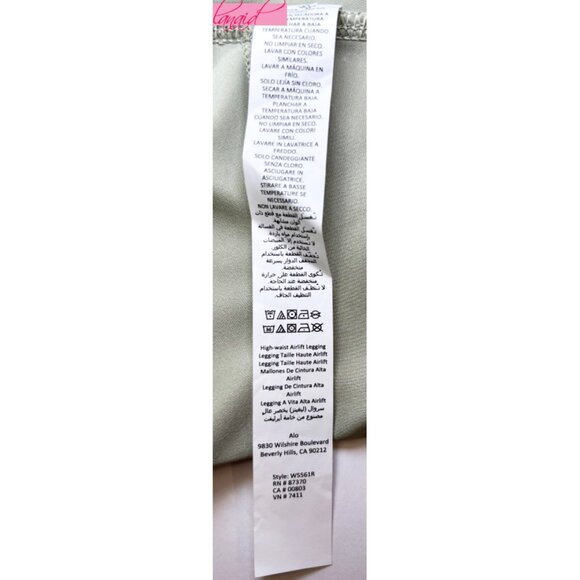 Alo High-Waist Airlift Legging Limestone Hi-Rise Waisted Tights Skinny Pants M - Picture 13 of 14